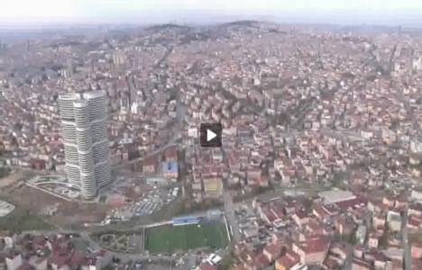Göztepe'de inşa edilen 3 projenin havadan genel görüntüleri! 