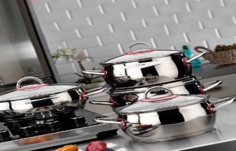 Hisar'dan silikon saplı tencere seti!