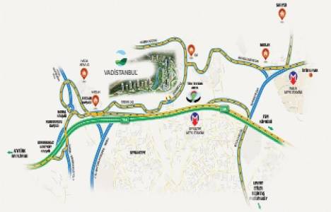 Vadi İstanbul Evleri Maslak ta 564 bin TL ye 2+1!