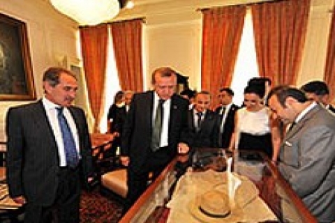 Pera Palas'ın açılışını Recep Tayyip Erdoğan yaptı