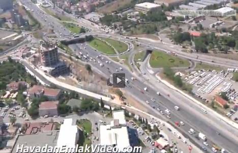 Kuriş Kule Kartal'ın havadan yeni görüntüleri!