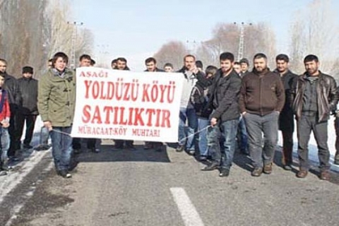 Aşağı Yoldüzü Köyü sakinleri köylerini satılığa çıkardı!