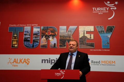 Avi Alkaş ve Kadir Topbaş, Mipim 2013 Onur Ülke Türkiye de!