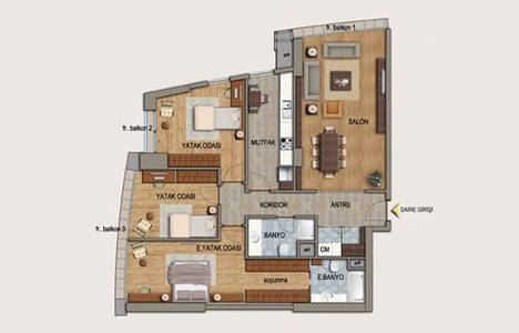 Brandium kat planı!