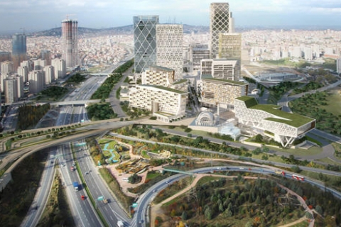 Ataşehir Uluslararası Finans Merkezi 15 karede!