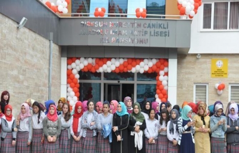 Nurettin Canikli Anadolu İmam Hatip Lisesi pansiyonu açıldı!