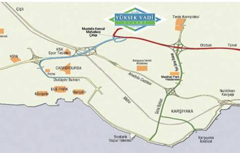 Karşıyaka Yüksek Vadi Evleri nde 130 bin liraya! 180 ay taksit!