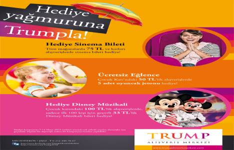 Trump AVM'den 100 TL'lik Disney Live gösterisi hediye!