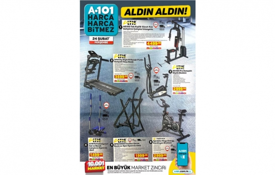 A101 24 Şubat 2022 kataloğu! Aldın aldın!