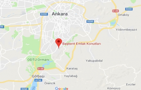 Başkent Emlak Konutları konum!