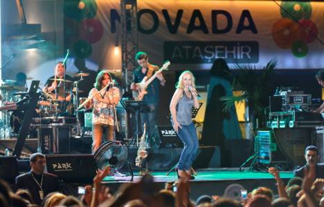 Novada Ataşehir’de sahne alan Sertab Erener Ataşehirlileri coşturdu!