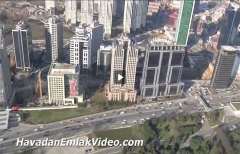 Maslak iş merkezlerinin havadan videosu! 