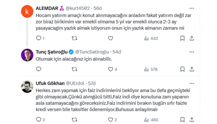 Kira davaları 100 bine ulaştı diyen ekonomist Tunç Şatıroğlu yeni ev alacakları uyardı: Sürünürsünüz!