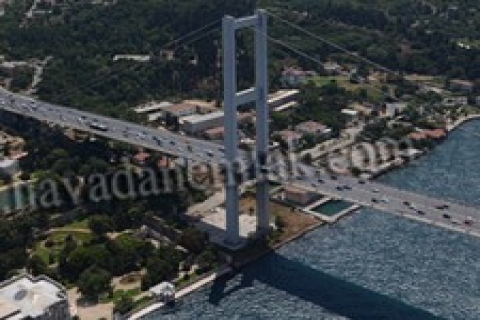 Boğaziçi Köprüsü'nün havadan fotoğrafları!