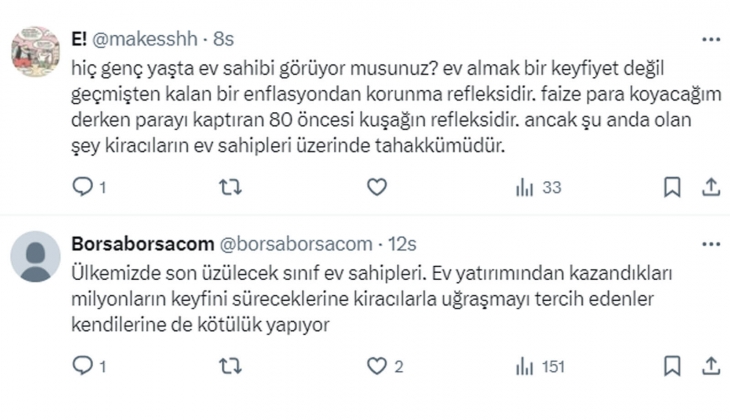  Kimse keyfinden kiracı olmuyor, ama keyiften ev alıp yatırım yapılıyor dendi: Ev sahiplerinden tepki gecikmedi!