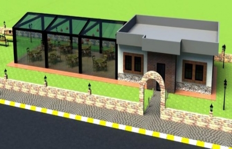 Sakarya Engelsiz Kafeterya inşaatında sona gelindi!