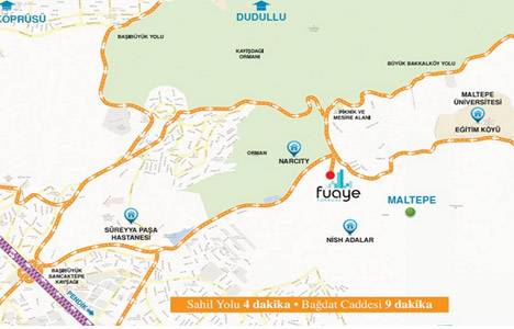 Fuaye Turkuaz Maltepe daire fiyatları!