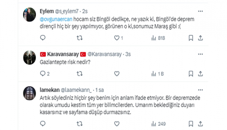 Prof. Dr. Ahmet Ercan uyardı: Deprem açısından Doğu Anadolu daki en çekinceli 3 yer! SON DAKİKA!
