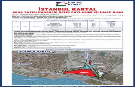 Emlak Konut, Kartal da konut ticaret alanlarını satışa çıkarıyor!