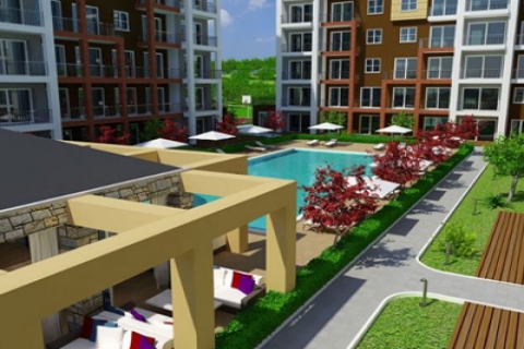 GrandSlam Properties projesinde 1+1 evler 174 bin TL!