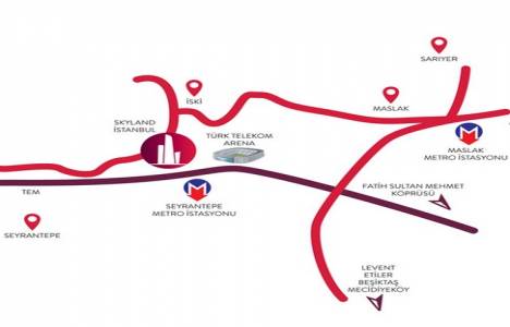 Skyland İstanbul Seyrantepe adres bilgileri !