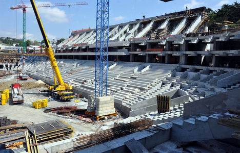 Vodafone Arena inşaatının son hali böyle!