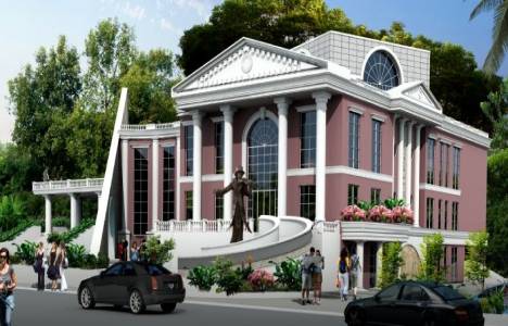 Samsun'da inşası devam eden Kültür Merkezi yazın hizmete girecek!