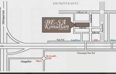 Besanova Evleri Ataşehir de 325 bin liraya 3+1! Hemen teslim!