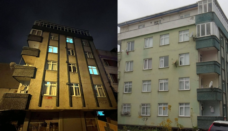 Deprem sonrası Avcılar daki 5 katlı bina mühürlendi! Kolonlarından ses geliyor...