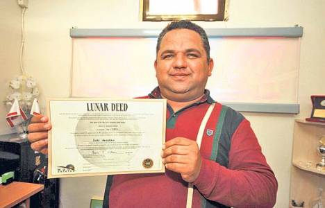 Özay Akdoğan Ay'daki arsasını satışa çıkardı!