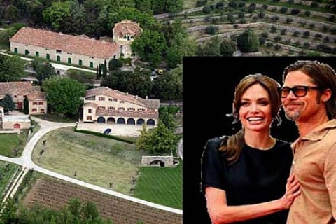 Angelina Jolie ve Brad Pitt'in Brignoles Köyü'ndeki evi düğüne hazır!