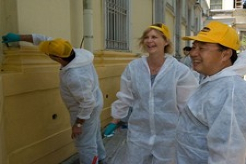 AkzoNobel Marshall Renk Hareketi, Yıldız Sarayı 'nı renklendirdi!