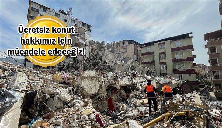 Kira yardımının kesilmesine depremzedelerden tepki: Ya evi boşaltacağız ya da ev birleştireceğiz!