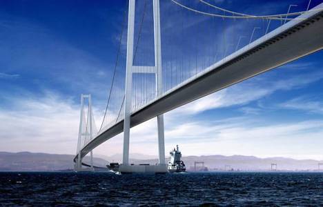  İzmit Körfez Geçiş Köprüsü'nde çalışmalar tüm hızıyla sürüyor!