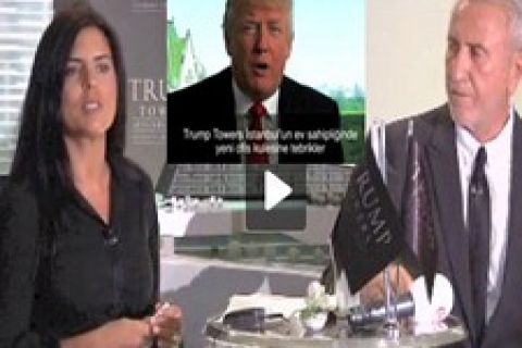 D Yapı, Trump Towers'ı anlatıyor! Donald Trump da geceye katıldı! Turmp Towers'ta metrekaresi 35 d