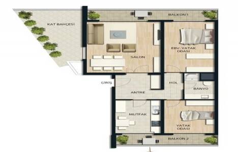 Evora İstanbul kat planı!