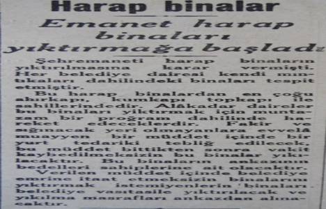 84 yıldır İstanbul’da şehir düzenlemesi!