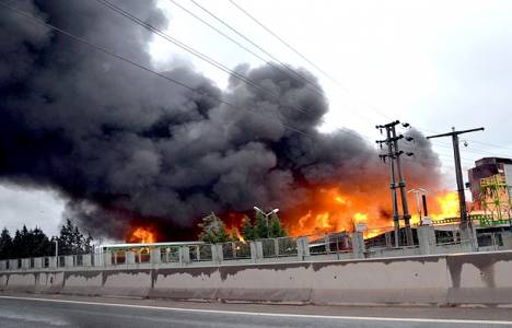  Yalova AKSA Akrilik elyaf fabrikası yanıyor!