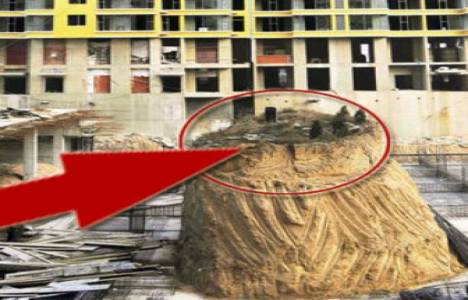  Çin'de taşınmasına izin verilmeyen mezar inşaat ortasında kaldı!