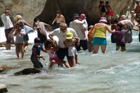  Saklıkent'i üç ayda 100 bin kişi ziyaret etti!