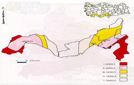 Türkiye deprem haritası!