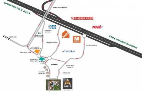 Aris Park Residence daire fiyatları 160 bin TL den başlıyor!