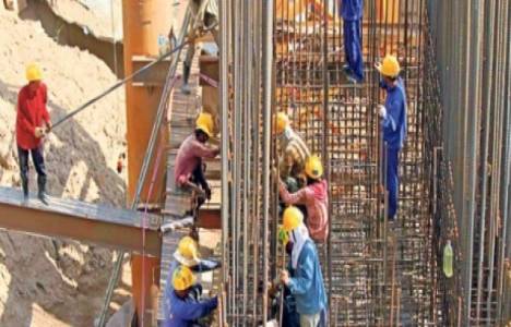  İnşaat sektöründe istihdam 2,3 azaldı!