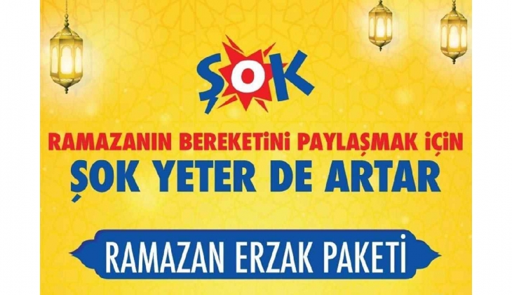 ŞOK marketlerde Ramazan indirimleri başladı! Şok aktüel katalog için son gün 28 Mart! İndirimleri kaçırmayın! 