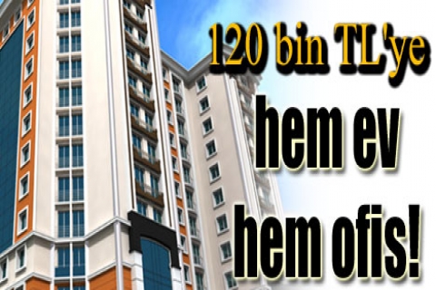 Beypalas'ta 120 bin TL'ye ev-ofis!
