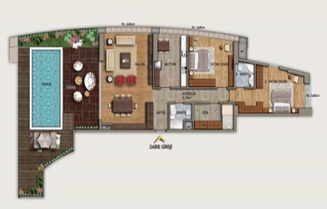  Brandium Ataşehir kat planı!