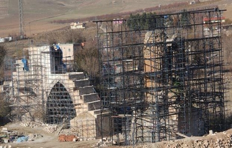 Hasankeyf Köprüsü restorasyon çalışmaları sürüyor!