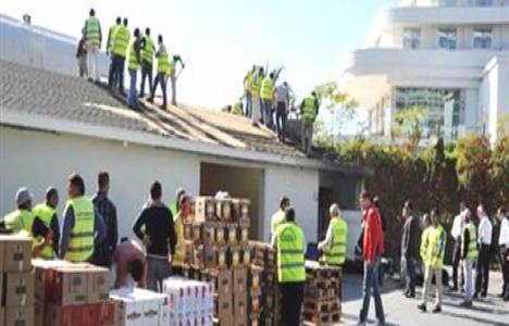 Beş yıldızlı otelde kaçak seyir terasının yıkım gerginliği!