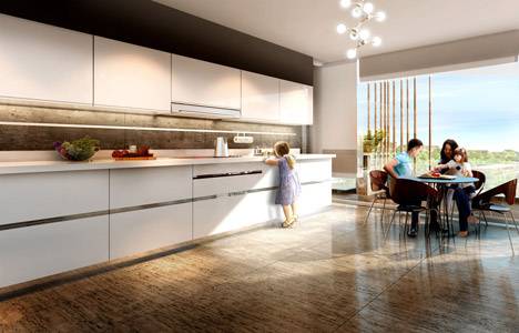 Golfkent örnek daire!