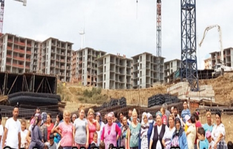Çatalca KİPTAŞ konutları protesto edildi!